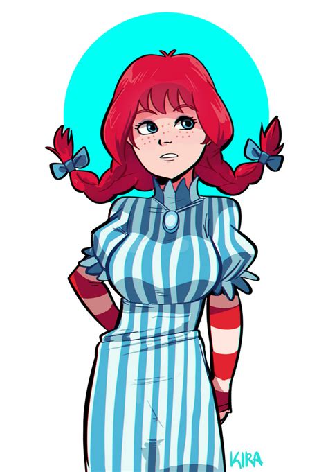 wendy's fan art|wendy's mascot fanart.